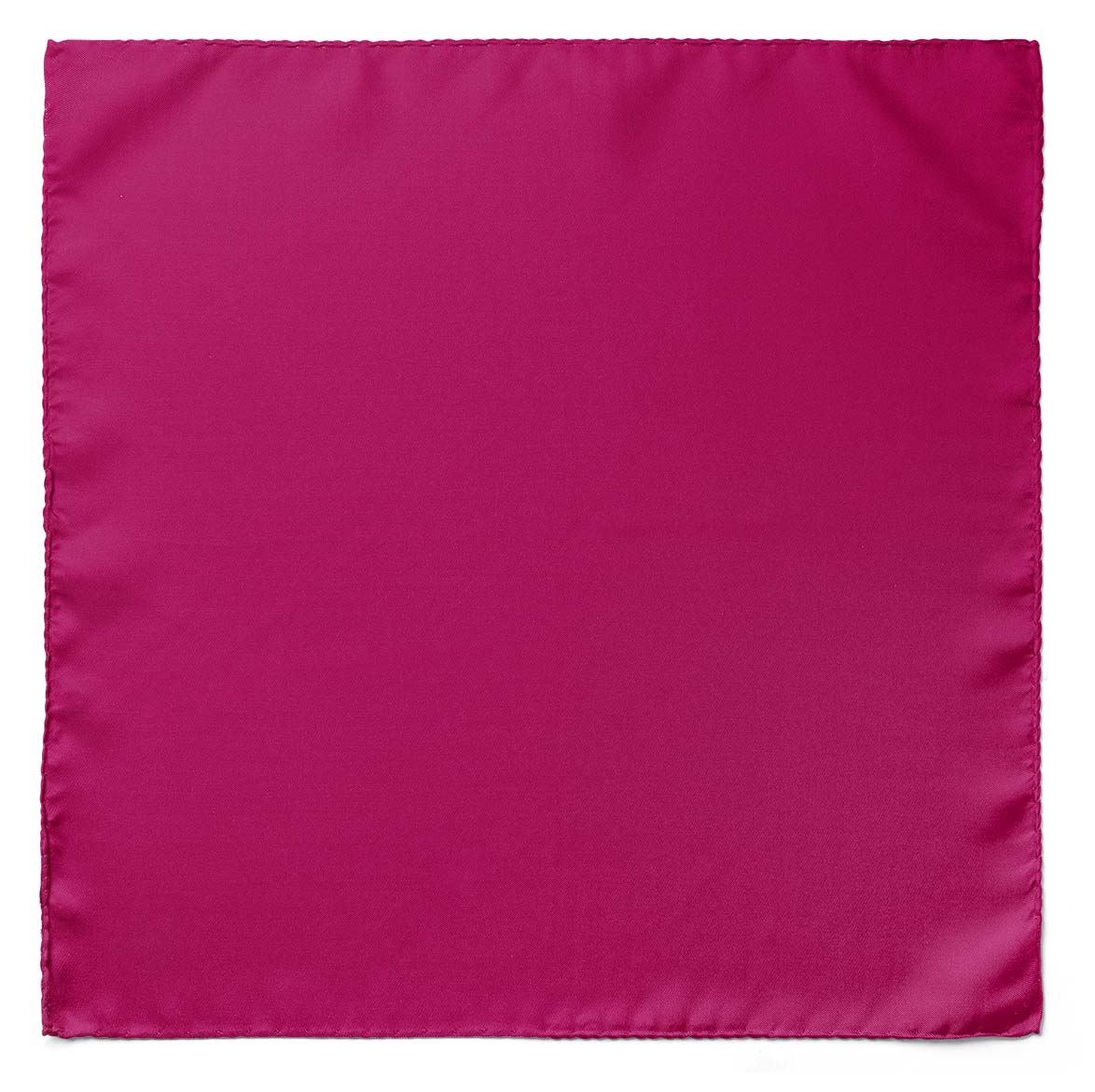 The Solid Hot Pink Silk Pocket Square — men's silk pocket square, view 3