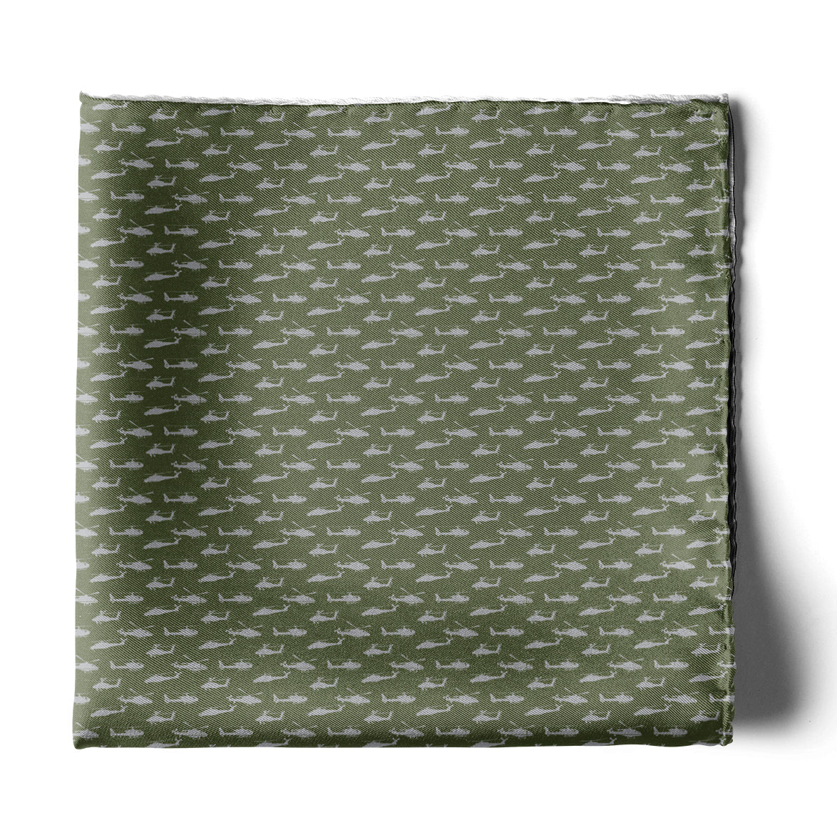 Wings Of Courage Air Force Pocket Square — men's silk pocket square, view 2