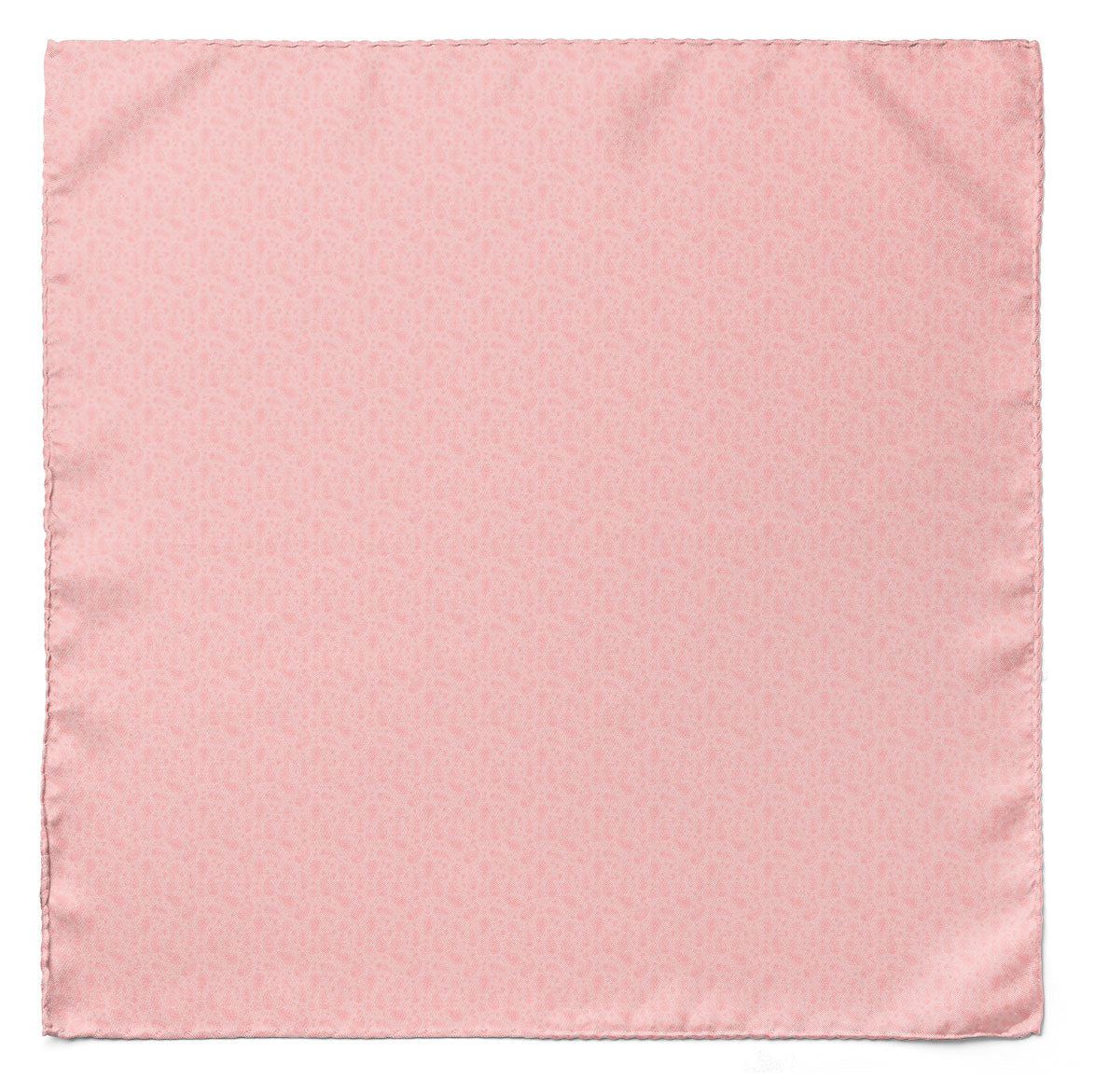 The Festive Pink Silk Pocket Square — men's silk pocket square, view 3