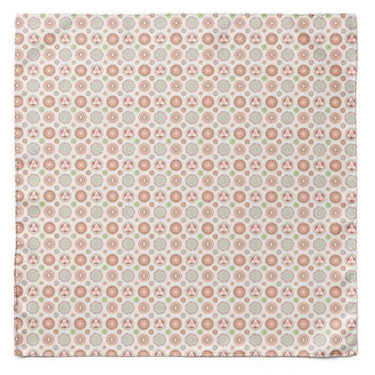 Kaleidoscopic Geometric Fusion Silk Pocket Square — men's 100% silk pocket square