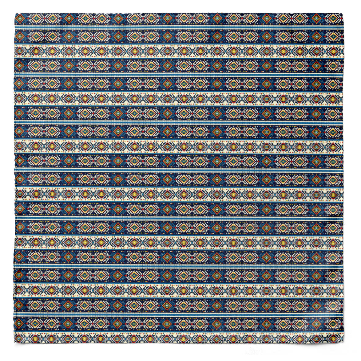Diamond Maze Silk Pocket Square — men's 100% silk pocket square