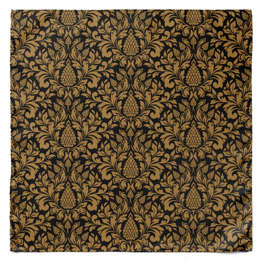The Gold Vintage Silk Pocket Square — men's 100% silk pocket square