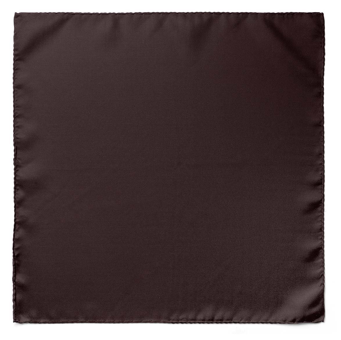 The Solid Raisin Silk Pocket Square — men's silk pocket square, view 4