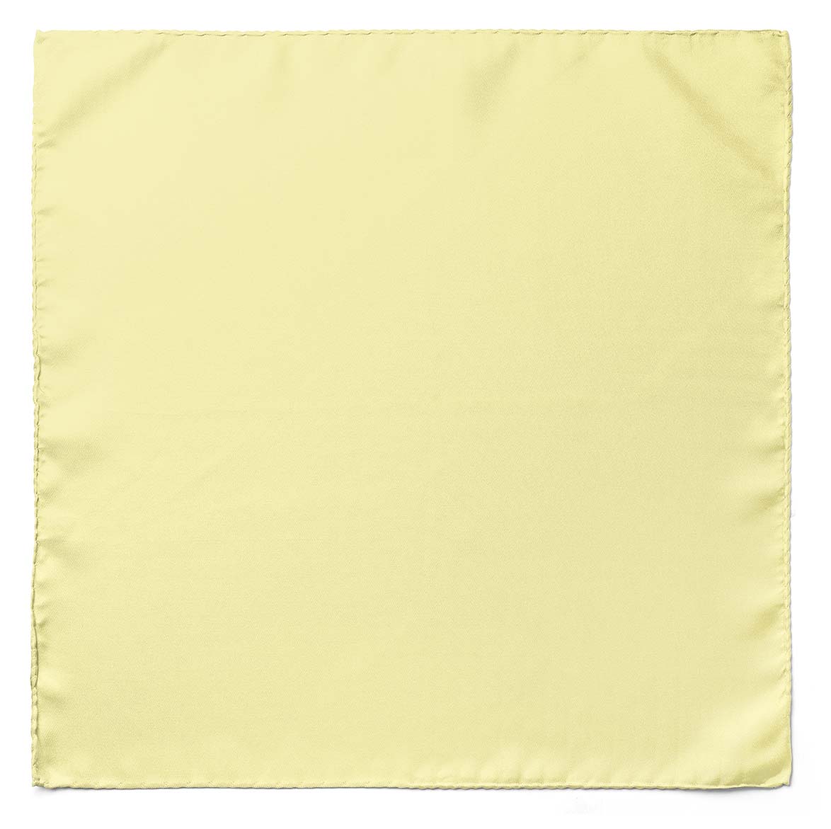 The Solid Vanilla Silk Pocket Square — men's silk pocket square, view 3