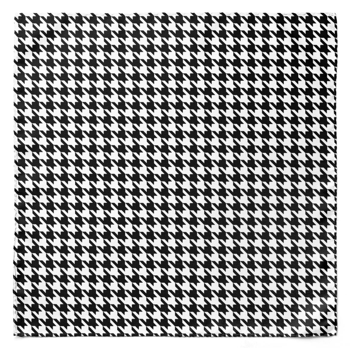 Houndstooth Silk Cravat — men's silk cravat, view 4