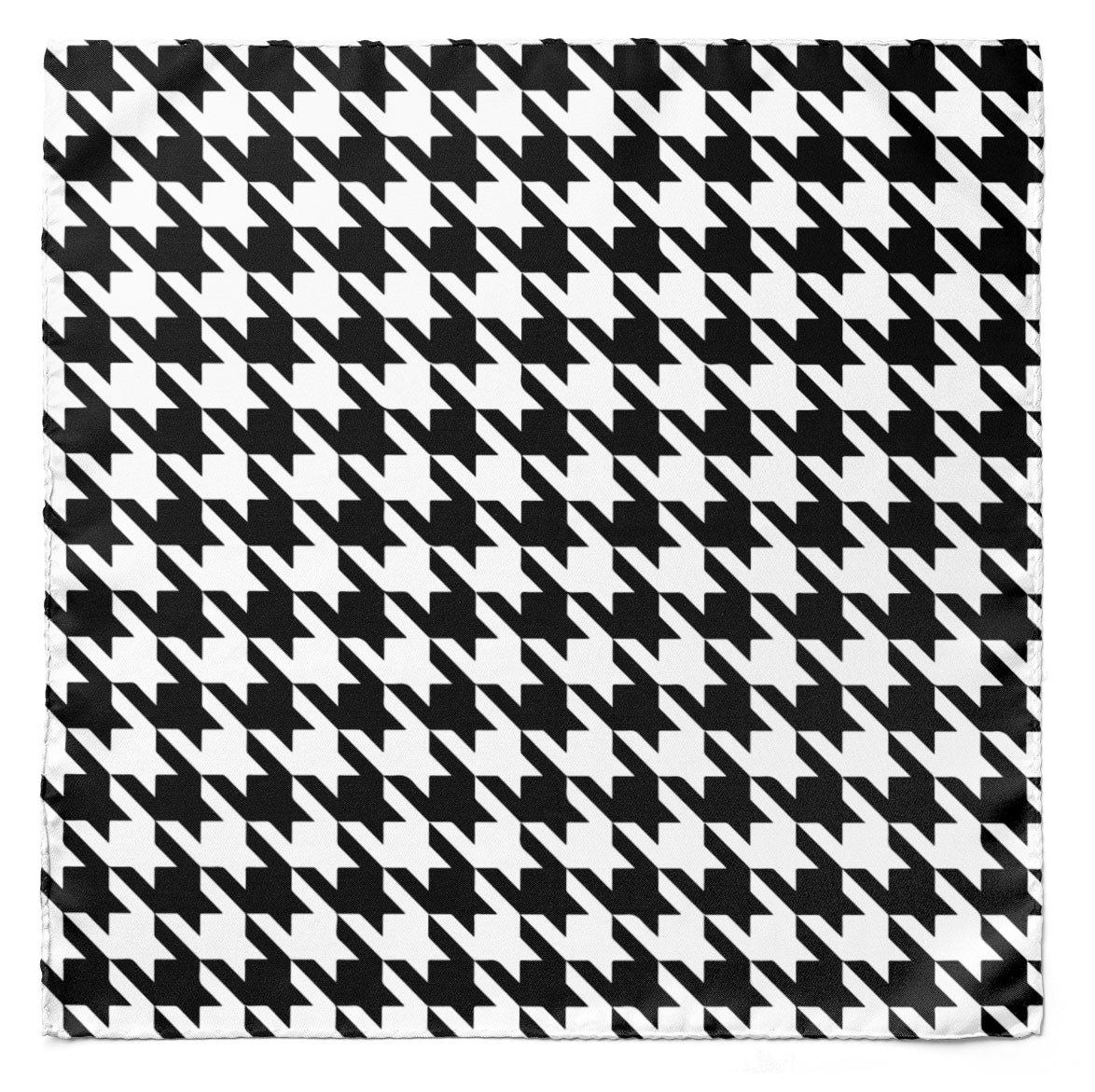 Houndstooth Silk Scarf — men's silk scarf, view 4
