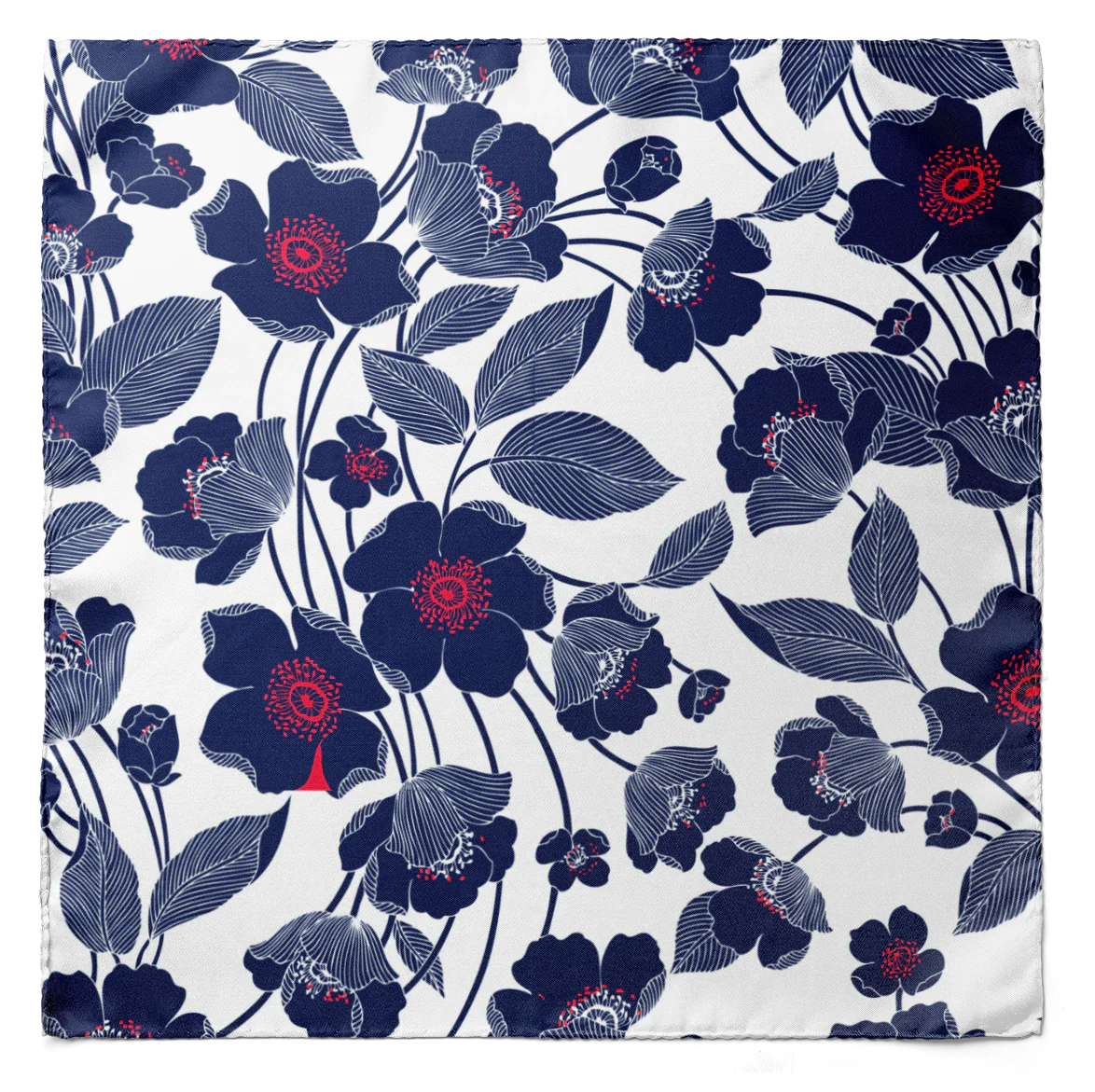 W21-Brf1 Silk Cravat — men's silk cravat, view 4