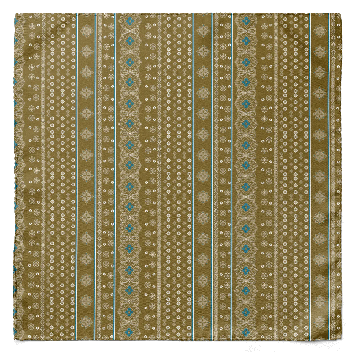 Persian Caramel Silk Cravat — men's silk cravat, view 4